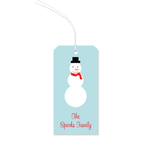 Snowman Large Hanging Gift Tags